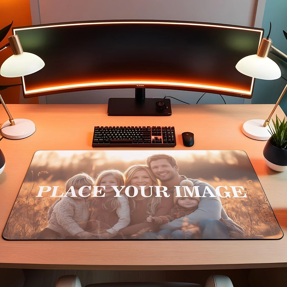 Custom Gaming Mouse Pad, Anime Desk Mat Custom Gift Personalized Photo Mousepad Customs Gaming Deskmat Customes MTG TCG Playmat
