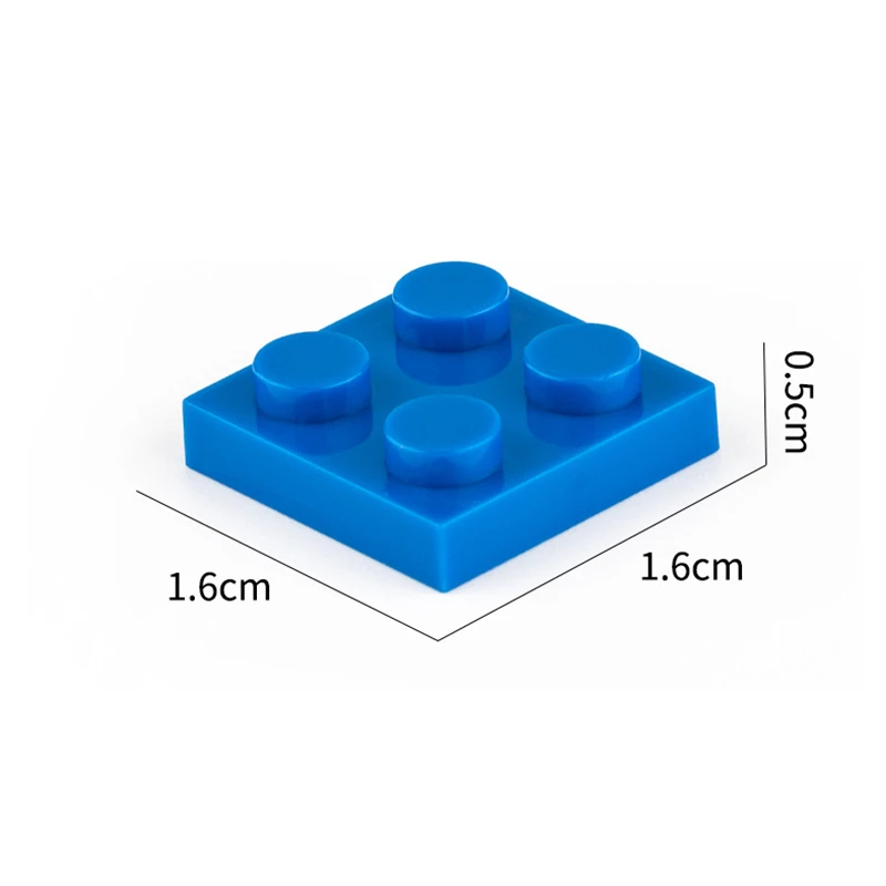 320 قطعة/الوحدة اللبنات جزء لوحة 2 × 2 أرقام الطوب متوافق 3022 أطفال أطفال الجمعية ألعاب البناء التعليمية