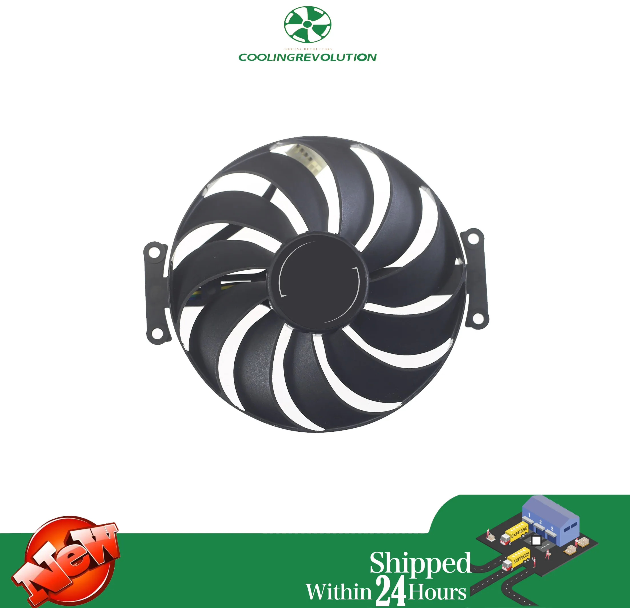 95MM PLD10010B12HH FDC10U12D9-C DC12V 6Pin wentylator graficzny dla ASUS PH GTX 1650 PH-GTX1650-O4GD6-P
