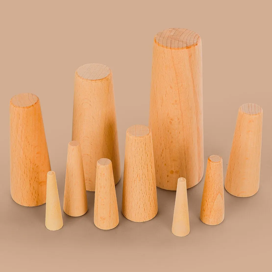 10pcs Marine Tapered Thru Hull Emergency Stopper Soft Wood Plugs Drain Plug For Boat Yacht