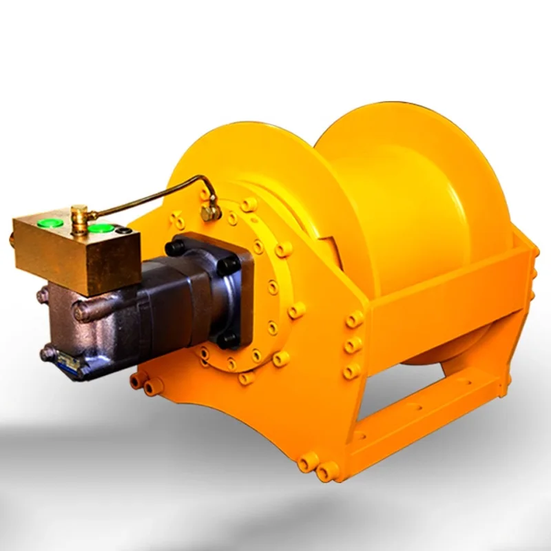 0.8T/1T/2T Hydraulic winch winch for marine excavator hydraulic hoisting and towing 10M rope portable winch