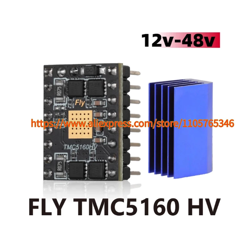 1pcs TMC5160 HV 4.4A 12V-48V High Current Spi Motor Driven 3D Printer Accessories