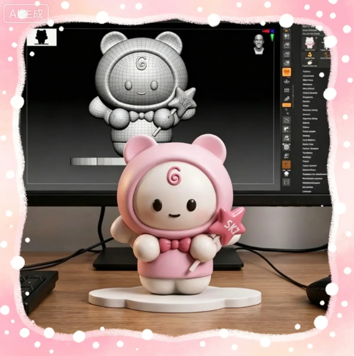 New K-POP SKZOO idol commemorative gift figurine for car decoration, trendy toy, Korean desktop figurine,Collecting gifts 2026