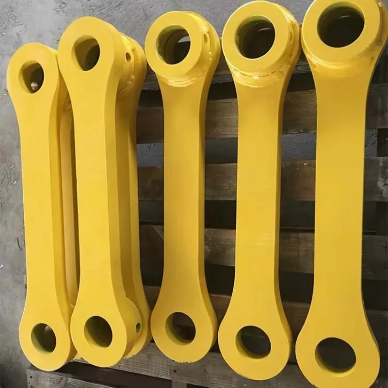 Mechanical H-type connecting rod, excavator bucket control rod assembly