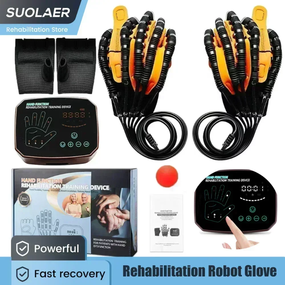 Soft Hand Rehabilitation Robot Gloves Hand Cerebral Infarction Hemiplegia Equipamento Reabilitacao Stroke Recovery Therapy Glove