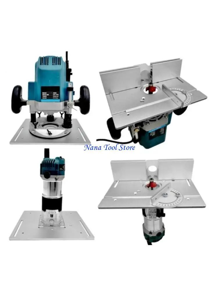 31GJ Aluminium Router Table Insert Plate Metal Router Table for Woodworking Benches