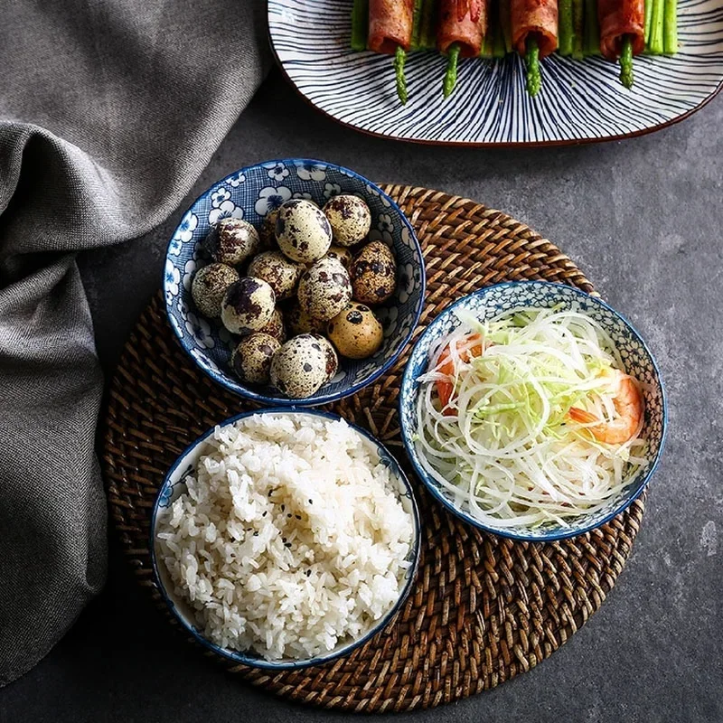 Chanshova中国のレトロなスタイルセラミックホーム小丼磁器ヌードルスープボウルパーソナリティ中国食器H193