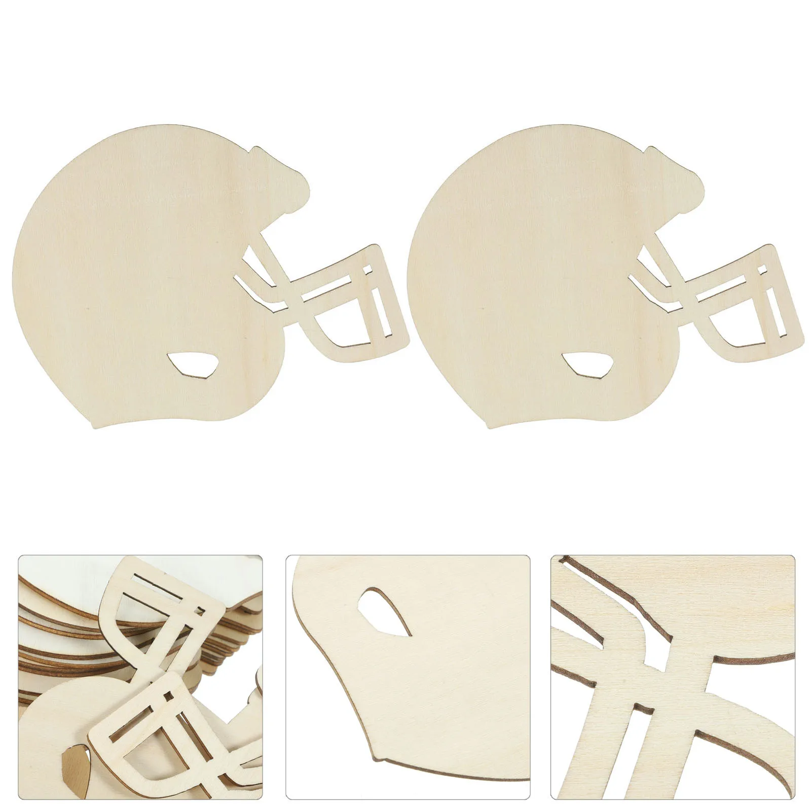 

20Pcs Wooden Cutouts DIY Blank Wood Slices for Painting Christmas Tree Hanging Ornaments Wood Cutout DIY Wooden Cutouts