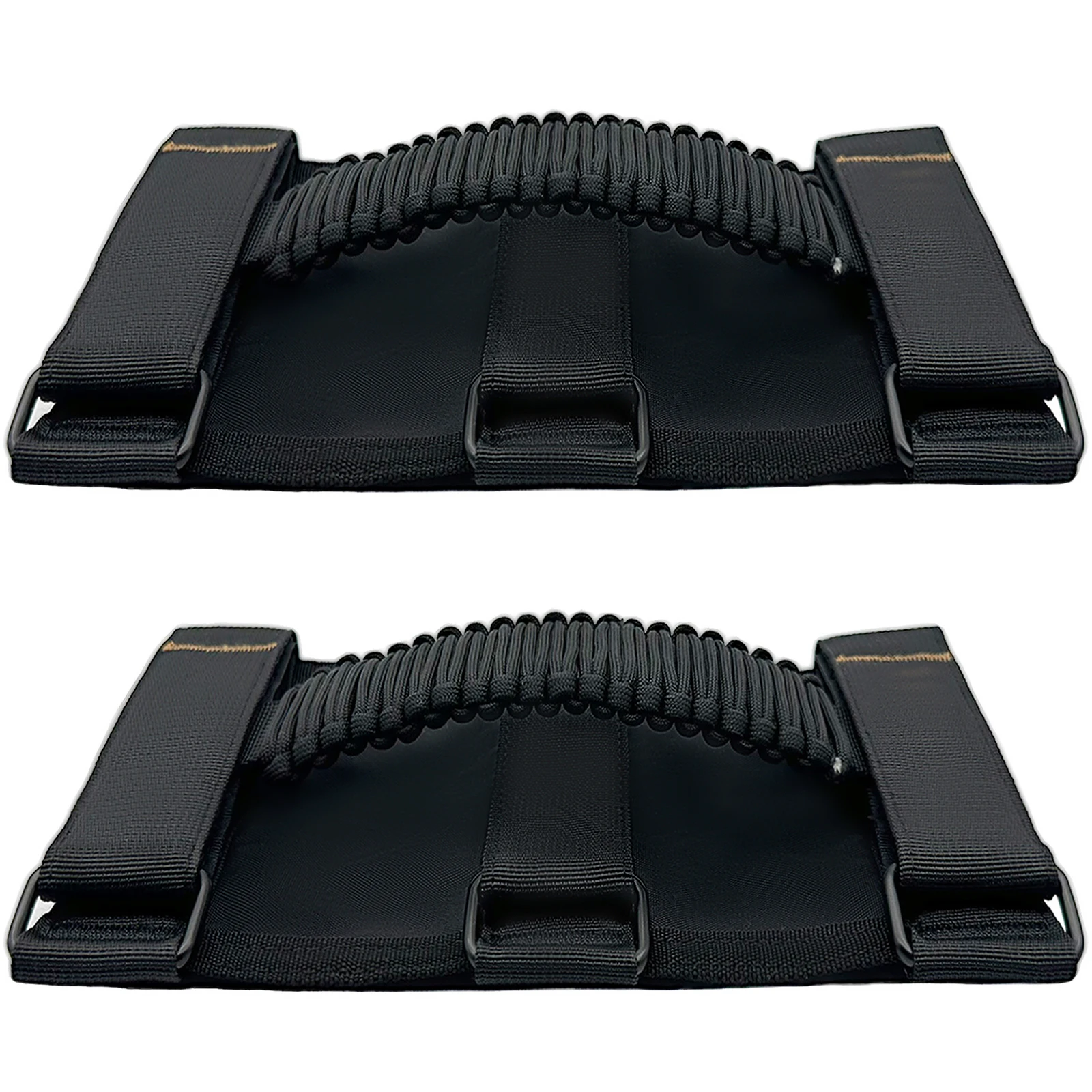 Asas de agarre Jeep Roll Bar, paquete de 4 manijas Paraocrd Jeep para Wrangler JK YJ TJ JL y Gladiator JT 2021 2022 2023 2024 Modle