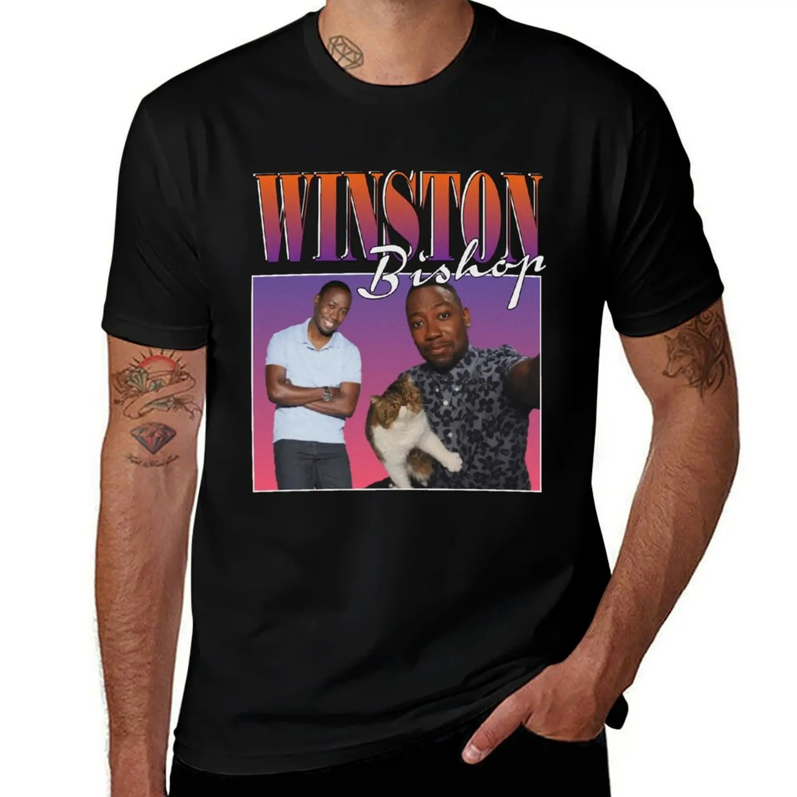 

Winston Bishop T-Shirt cotton t shirts man 100% t shirts for man pack white man t shirts high quality luxury brand T-shirt