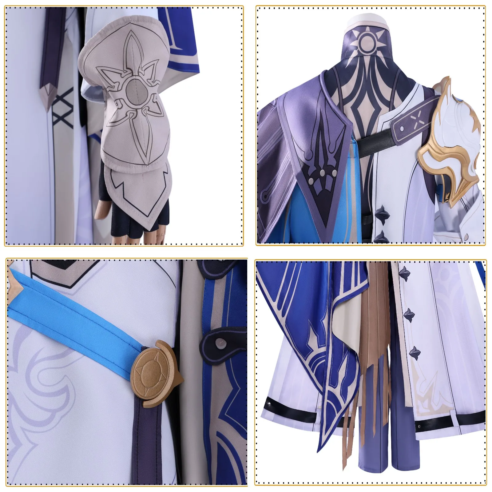 Game Honkai Star Rail Cosplay Costume wig Savior Kexia Metal Mydei Phainon Cosplay Game Uniform Halloween Party Suit