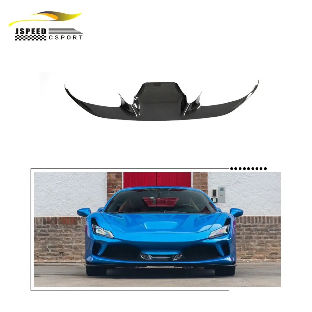 JCsportline Carbon Front Aero Lip for the Ferrari F8 Tributo and Spider 2020-2022