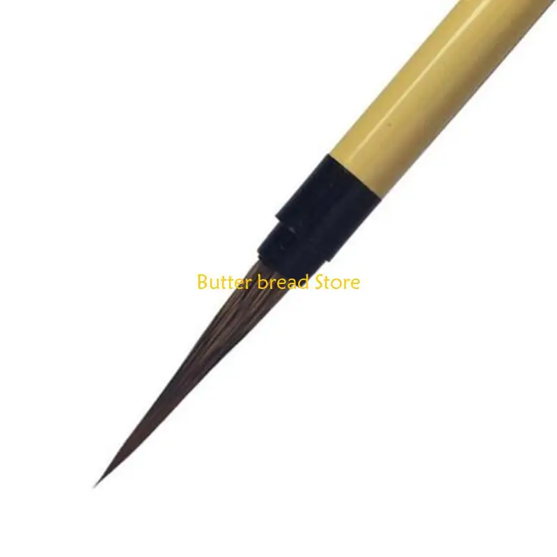 W89C Chinesisches Kalligraphie-Pinsel-Set, 5 Lining-Pinsel mit feiner Spitze, für Tuschegemälde, detaillierte Illustrationen,