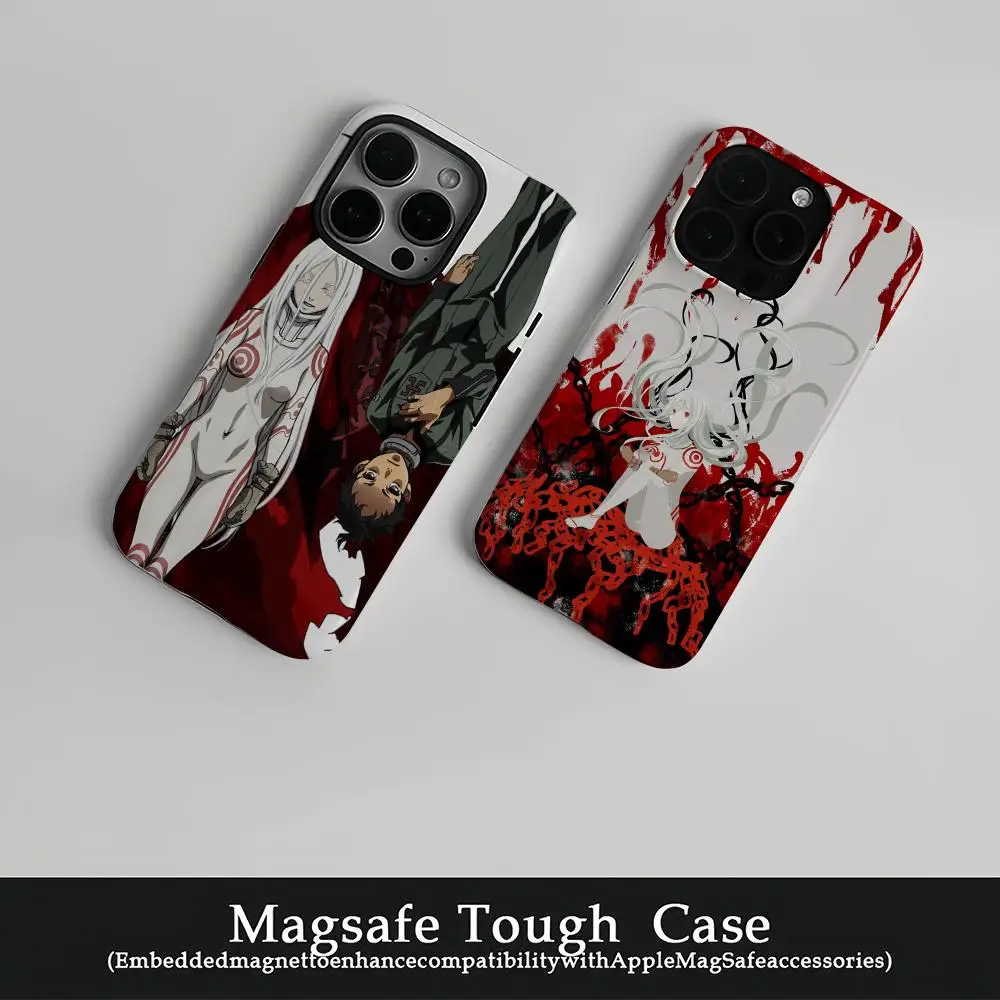 

D-DEADMAN W-WONDERLAND Phone Case Film Korean INS For IPhone 16 15 14 13 12 11 Pro Max Plus Luxury Magnetic Double-layer Cover