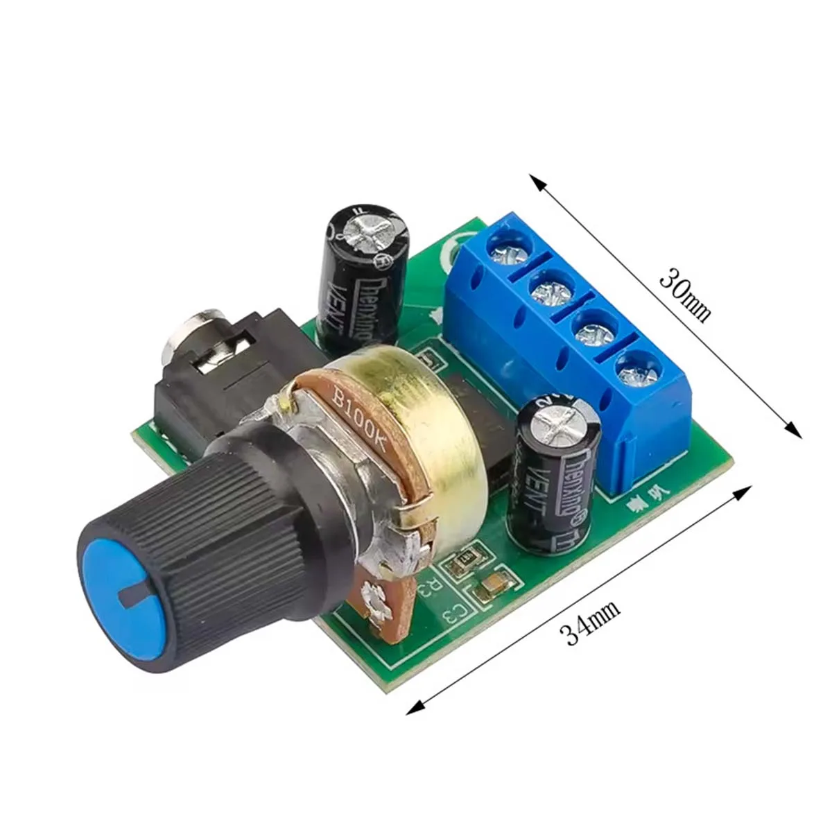 2/5Pcs LM386 Mini Amplifier Board Can Drag 0.5W-10W Speakers DC3-12V Audio Amplifier