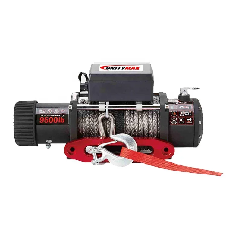 4x4 Off-road 13500 Lb 12v Car Electric Winch With Synthetic Rope