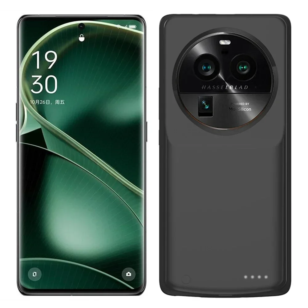 

Портативный внешний аккумулятор для OPPO Find X6 Pro, чехлы для батарей, внешний аккумулятор, зарядный чехол для Find X6, внешний аккумулятор 6800 мАч