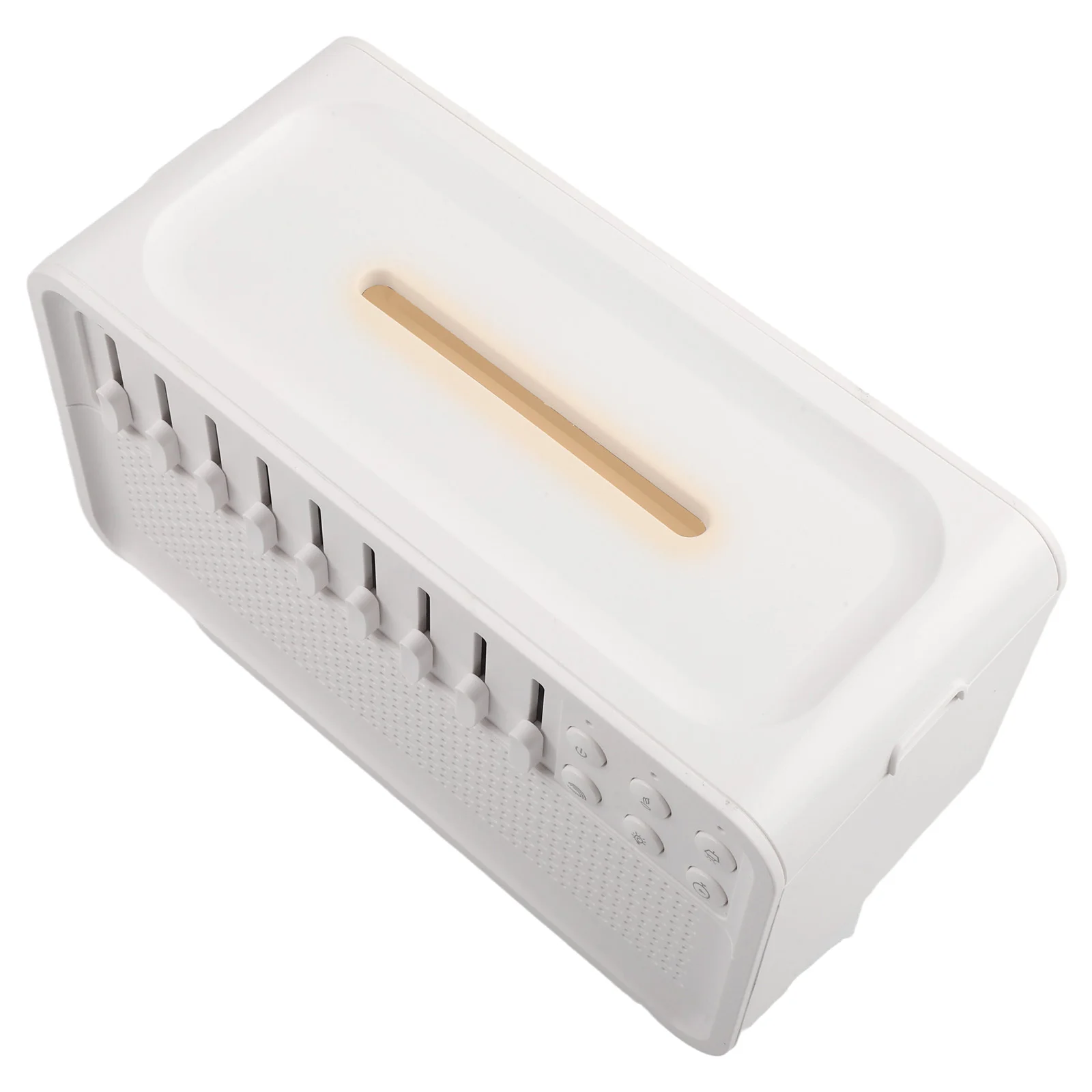 Увлажнитель, диффузор для ароматерапии, 8 регулируемых настроек белого шума, успокаивающий окружающий свет, совместимые с эфирными маслами, ночное использование