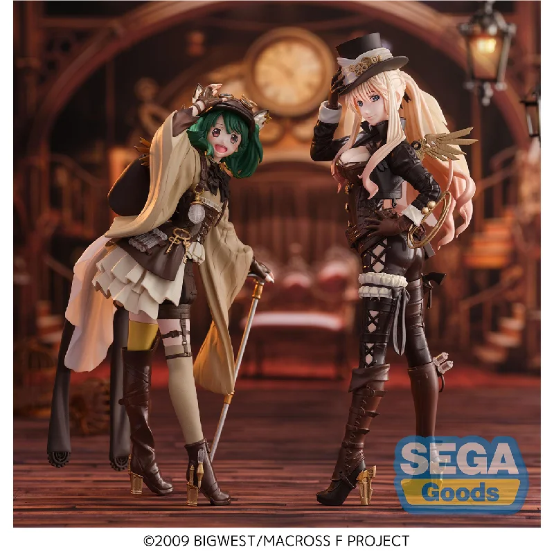 

New Sega Figurizm Sheryl Nome & Ranka Lee (Oshare Macross Revolution Ver.) (Macross Frontier) Anime Figure Model Collect Toys