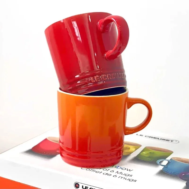 

Nordic Style Gradient Mugs Creative Macaron Milk Coffee Office Home Mug Gradient Color Rainbow Cup Ceramic Cups for best Gift