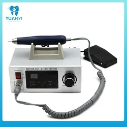 70000 RPM Dental Micromotor Brushless Micro Motor Polishing Machine Pedal Control Speed Dental Laboratory Diamond Nail Polisher