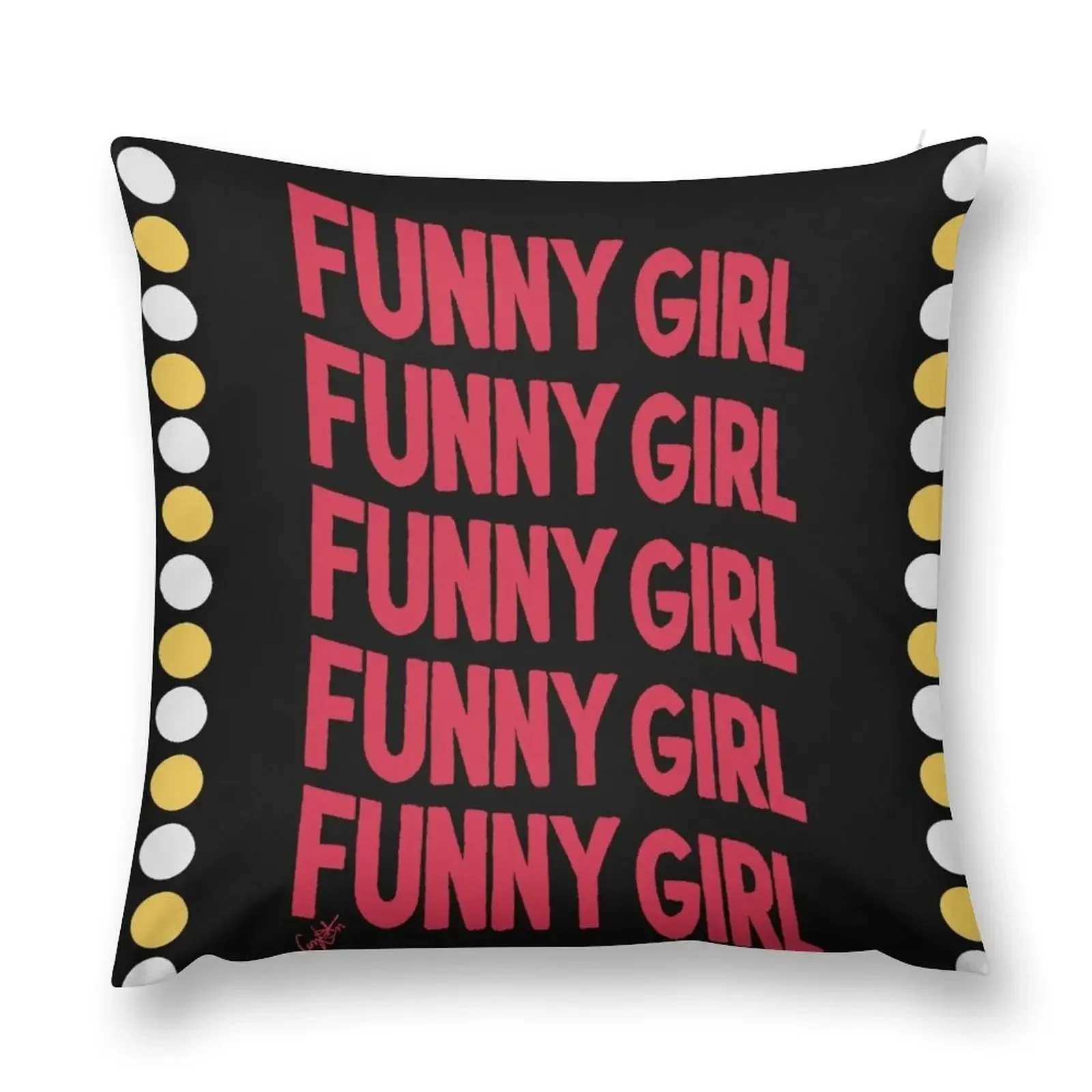 Funny Girl Lights Throw Pillow Throw Pillow Covers Cushion Cover Set Embroidered Cushion Cover Decorative Cushions pillow