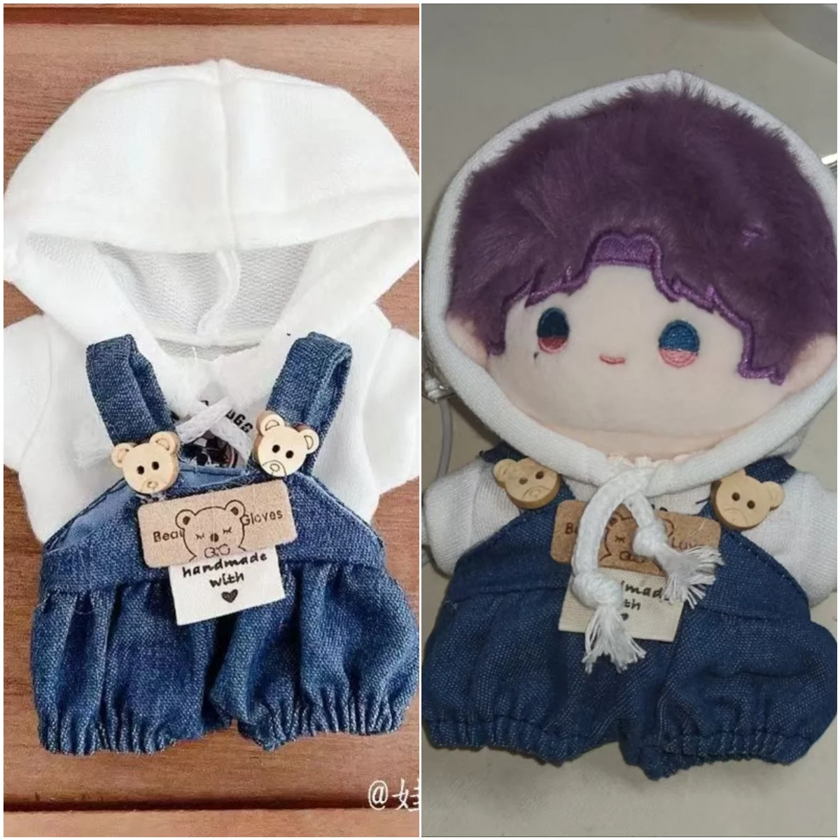 10cm Cute Idol Doll Clothes Love and Deepspace Xavier Zayne Rafayel ralayo Sylus T-shirt Suit DIY Dress Up Doll Changing Clothes