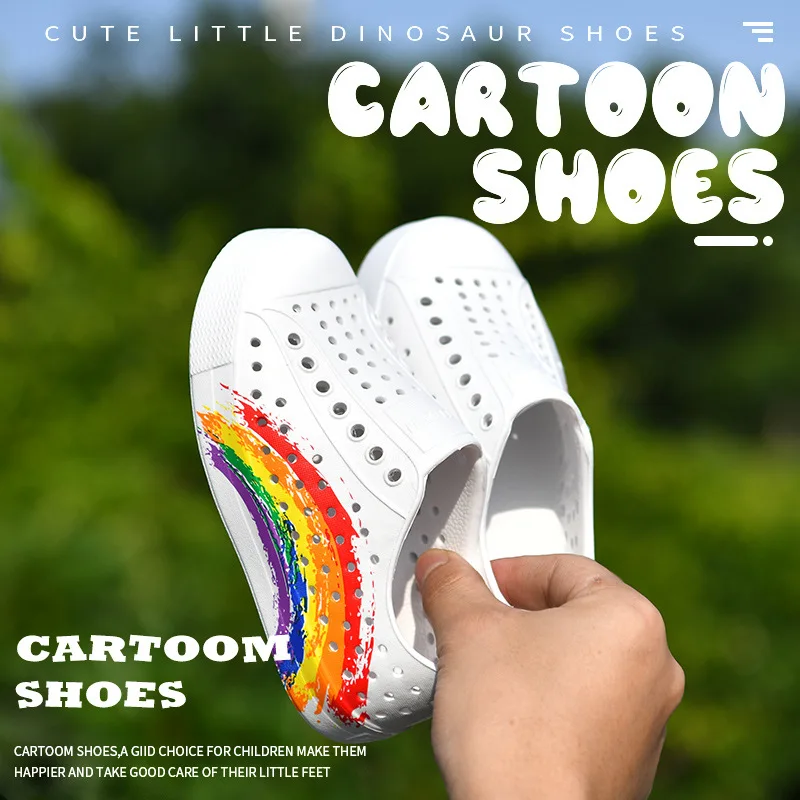 

Kids Water Shoes Baby Toddle EVA Slipper Cute Cartoon Sports Sandals Beach Shoes Barefoot Shoe