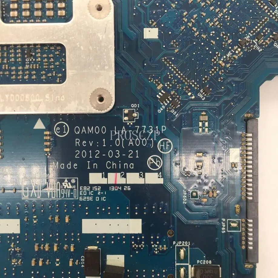 

CN-0MTGT0 0MTGT0 MTGT0 Материнская плата QAM00 LA-7731P для ноутбука Latitude E6230, материнская плата с процессором SR0XD I3-3130M, 100% полное тестирование, ОК