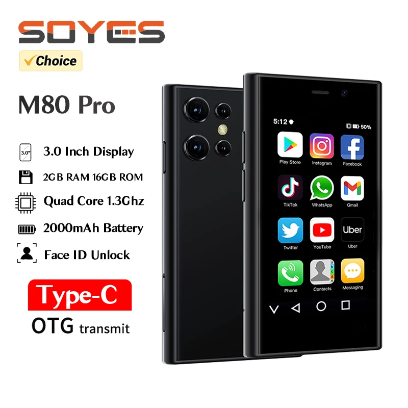 SOYES M80 Pro Mini Smartphone 3.0