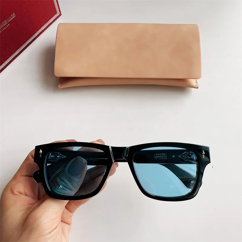 TOP Quality Acetate Square Designer DAYTON Anti-reflection JMM  Women Brand Original Box Outdoor Top  Sunglasses Colorful lens