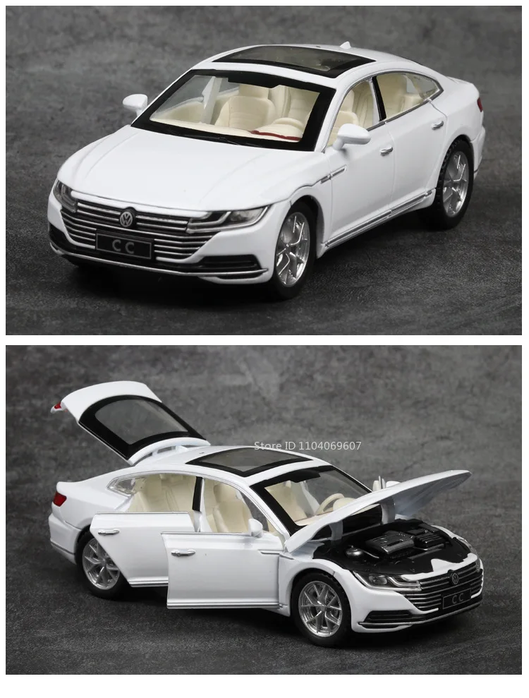 1:32 Käfer GSR CC Modell Spielzeugautos Legierung Druckguss Miniaturfahrzeuge Sound Licht Türen geöffnet zurückziehen Ornament für Kindergeschenke – Detail 18