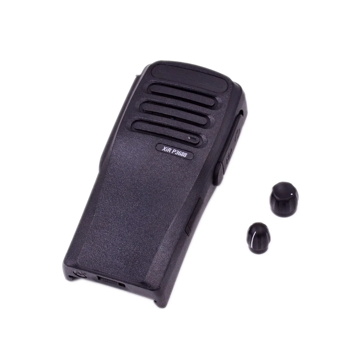 Housing Shell Front Case & Volume Channel Knobs for Motorola XIR P3688 DP1400 DEP450 Ham Radio Maintenance Accessory Replacement