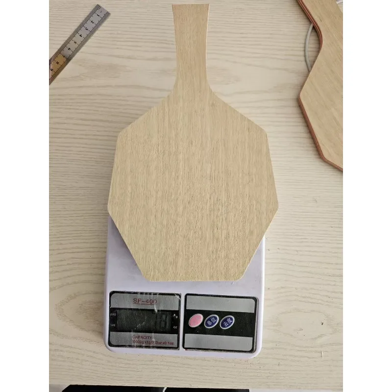Hexagon Rotundity Table Tennis Blade Inner Dyed Carbon Fiber Blade 7 Ply Wood Ayous Core Ping Pong Bat Paddle with FL/CS Handle image 5
