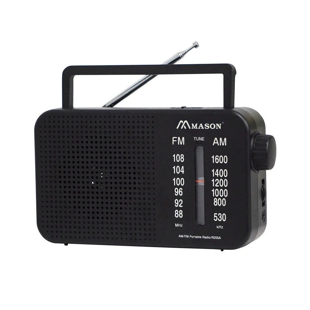 Mason factory supply high sensitivity ac retro radio receiver am fm home portable radio with batteries and big speaker