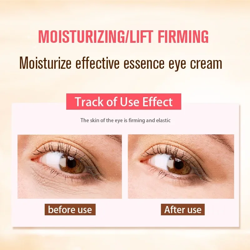 Laikou 30g Snail Eye Cream Essence Moisturizing Firming Anti-Aging Eye Serum Dark Circles Eye Bags Removal Anti Wrinkle Eye Care