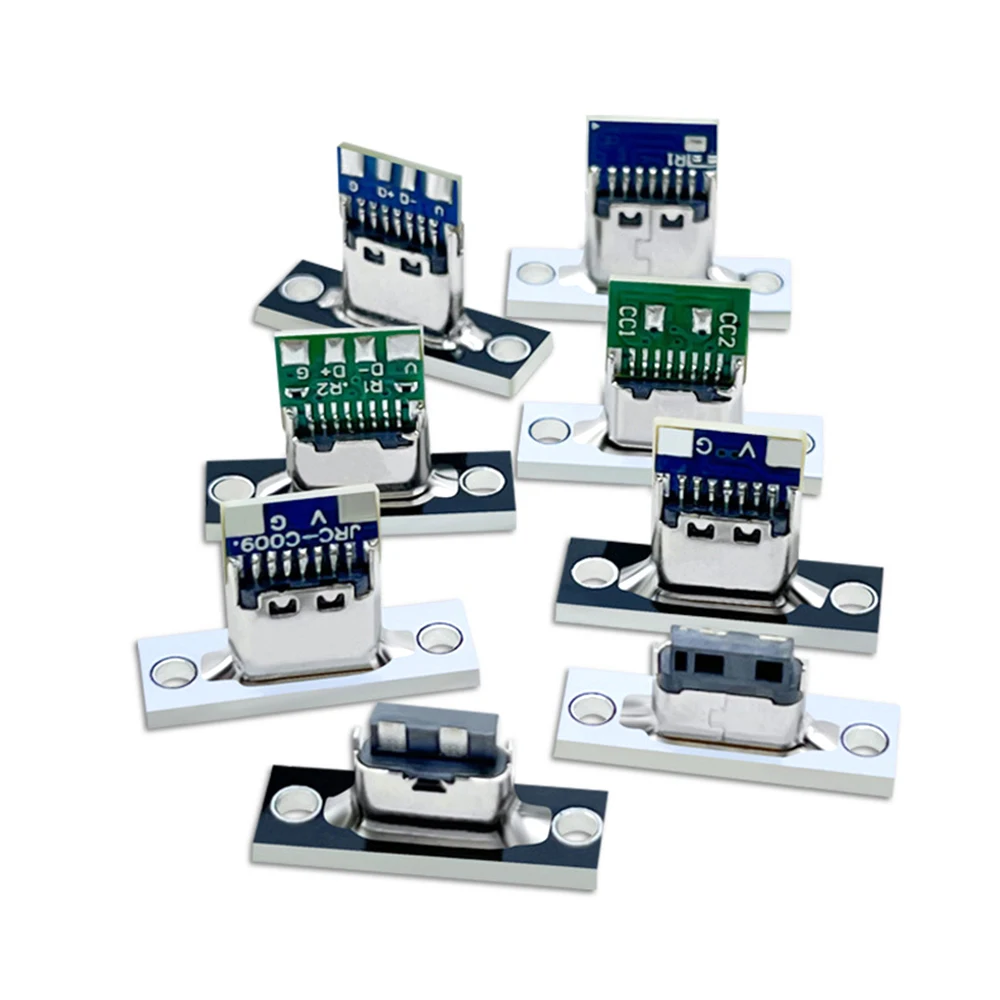 5PCS USB 3.1 Type C Socket Type-C USB Jack 3.1 Type-C 2Pin 4Pin 5Pin 6Pin Female Connector Jack