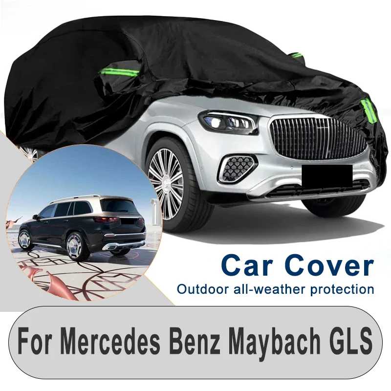 

Наружный автомобильный чехол для Mercedes Benz Maybach GLS - зимне-летний снегозащитный пылезащитный экран, водонепроницаемая солнцезащитная автозащита