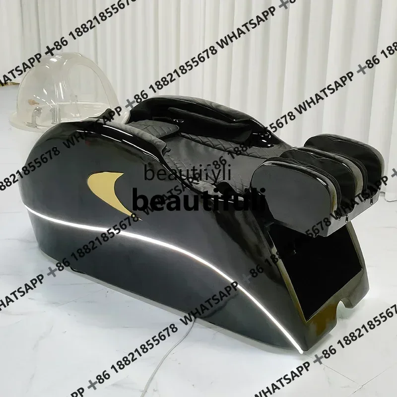 

xx1High-End WaterCirculationAutomatic Intelligent Electric Massage Shampoo Bed Barber Shop for Hair Salon Full Body Heating Mass