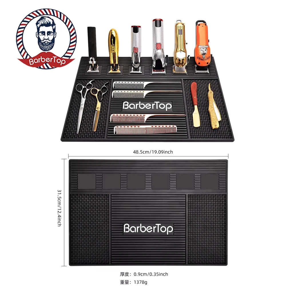 

Силиконовый парикмахерский магнитный поднос, парикмахерский противоскользящий коврик для хранения, нескользящая термостойкая подушка для салонного стола