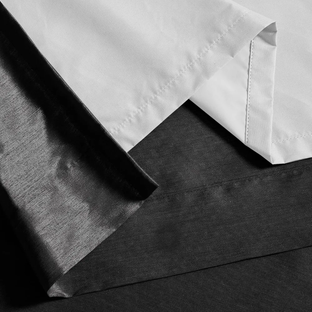 ألواح ستائر نافذة التعتيم 50 × 95 بوصة، إجمالي الظلام، عزل ثقيل، حماية من الأشعة فوق البنفسجية، تقليل الضوضاء، كفاءة في استخدام الطاقة،