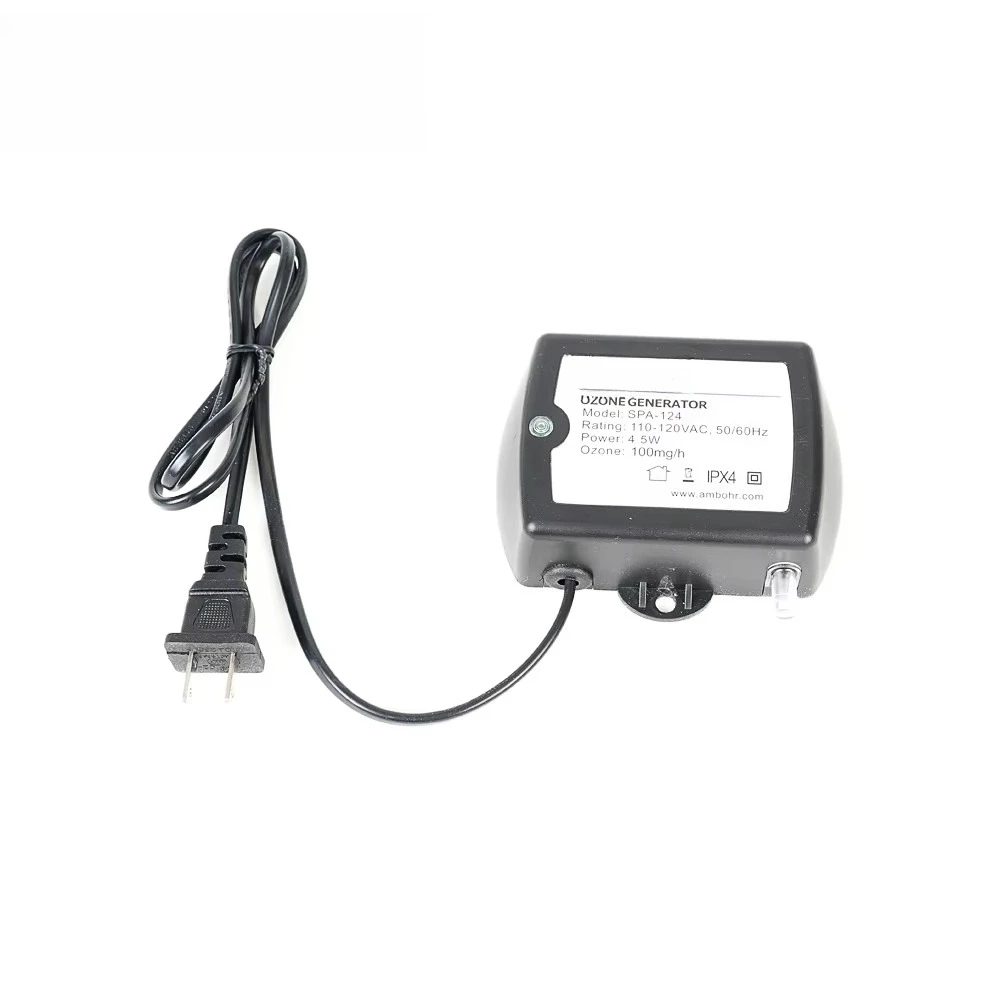 SPA-124 110V 100mg US 플러그 핫 플런지 오존 발생기 모듈 스파용 벤츄리 체크 밸브 로컬 창고 220V