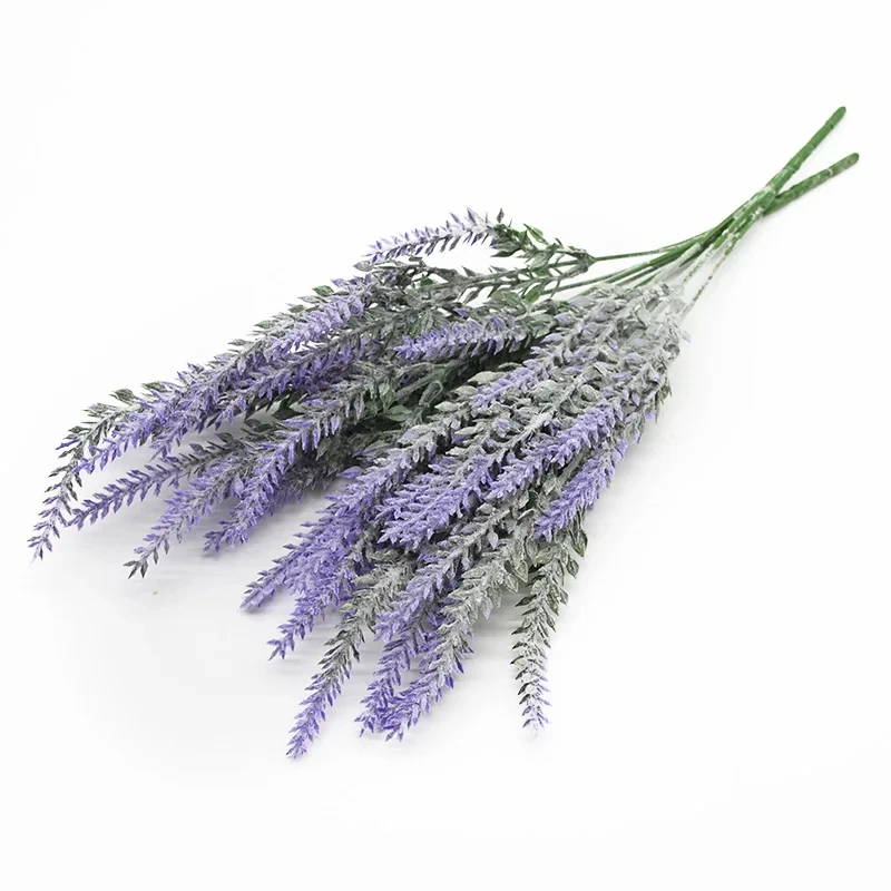 Künstliche Blumen billig Kunststoff Lavendel gefälschte Pflanzen Gras Hochzeit Hausgarten Dekoration DIY Fotografie Requisiten Indoor Bonsai