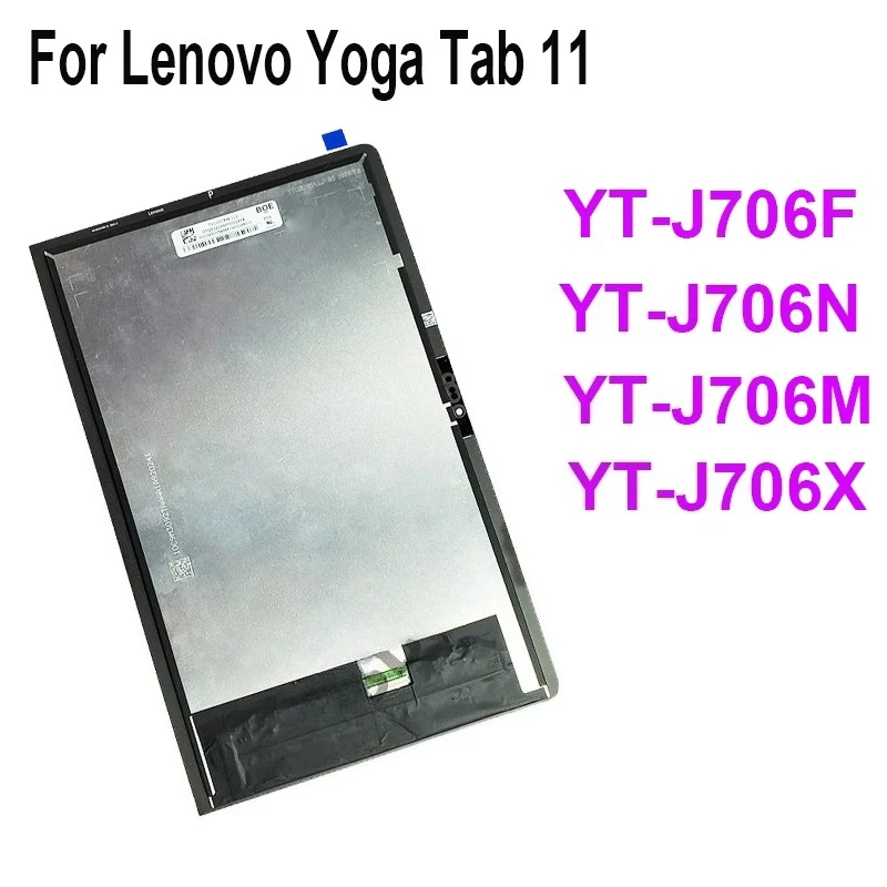 HJ 1 Uds tableta LCD para Lenovo Yoga Tab 11 YT-J706F YT-J706x YT-j706 pantalla LCD Digitalizador de pantalla táctil con pantalla Lcd