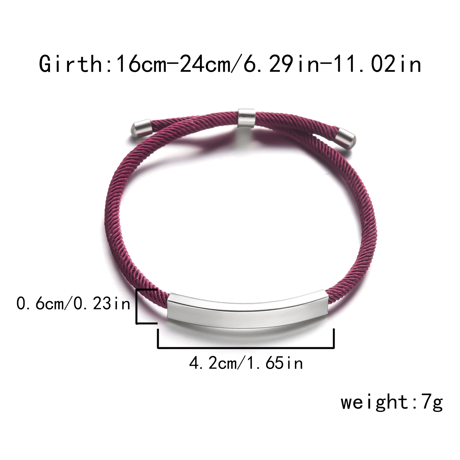 Personal isierte Herren Armband maßge schneiderte Seil Kette Armreif Edelstahl Name Datum Text graviert Armband Geburtstags geschenk für ihn – Detail 6