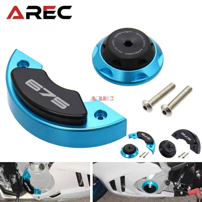 

Motorcycle Engine Slider Guard Cover Crash Pad Protector Accessories For 675SR-R 675SR R 675SRR 675NK 675 NK 2024 2025