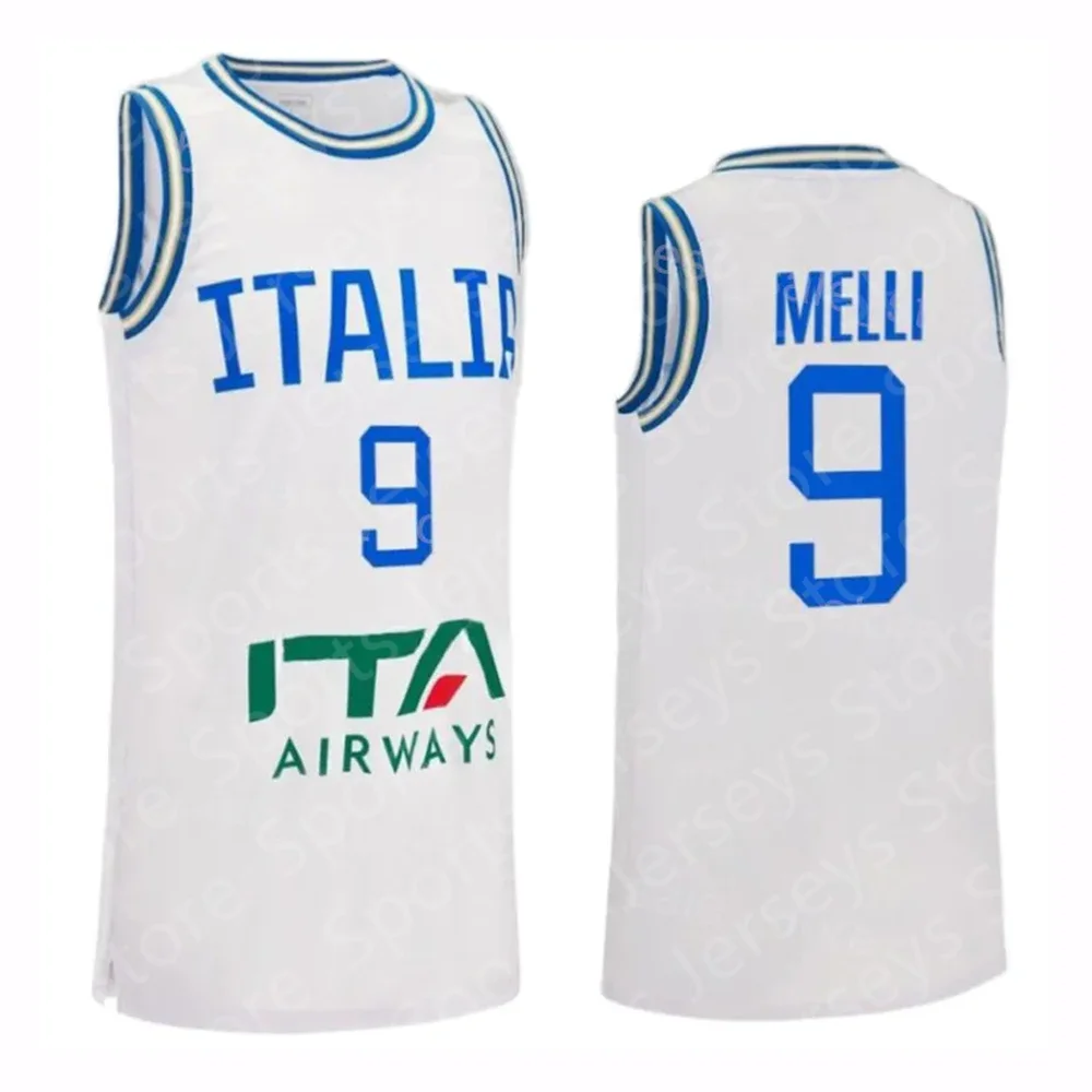 2024 New Italian Basketball Italian Basketball Jersey Fans Basketball Special Kit Set Men/Boy Basketball Sports Sleeveless Vest