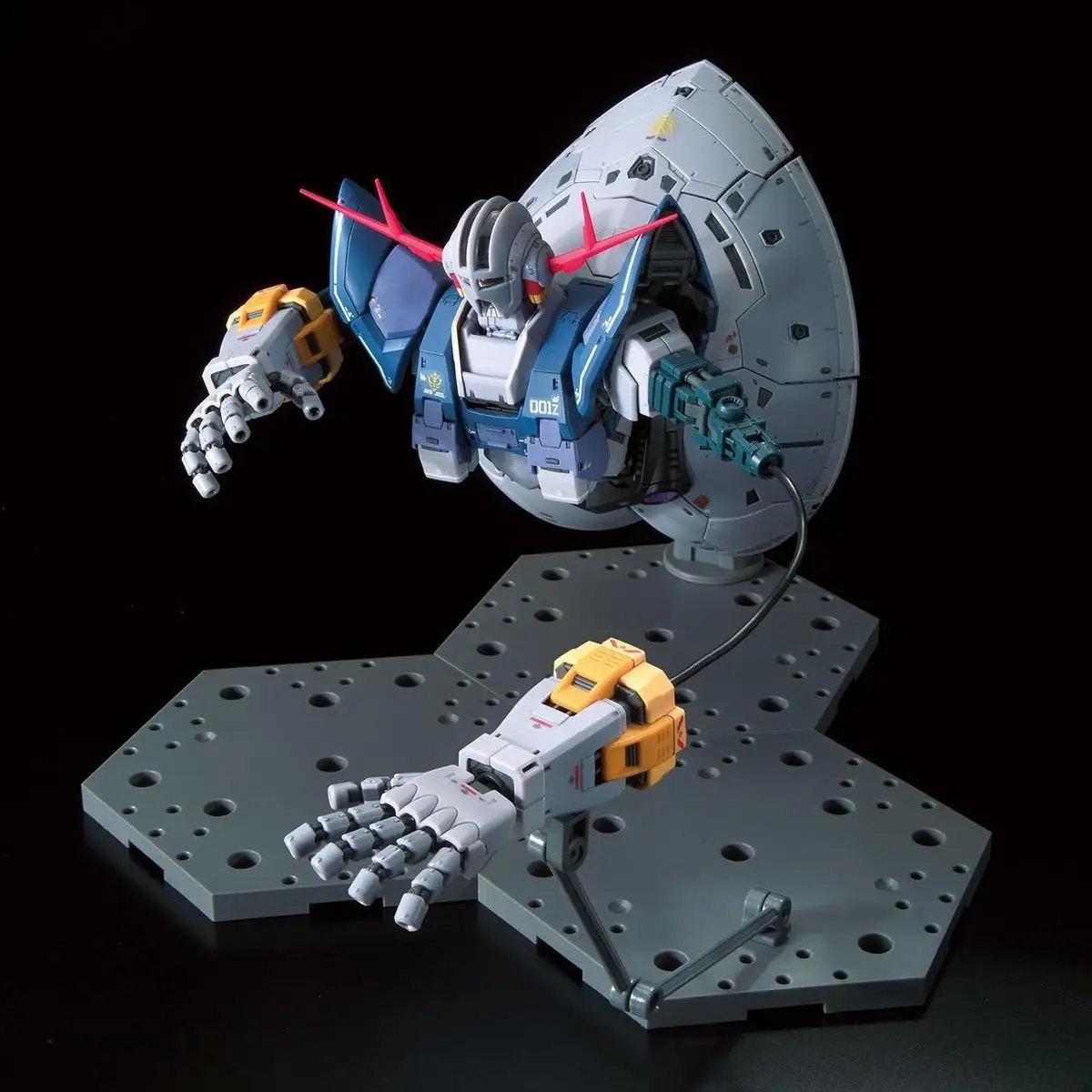 Bandai Original RG 1/144 MSN-02 Mobile Suit Gundam Last Shooting Zeong Effekt Set Action Figure Montage Modell Spielzeug Sammlerstück