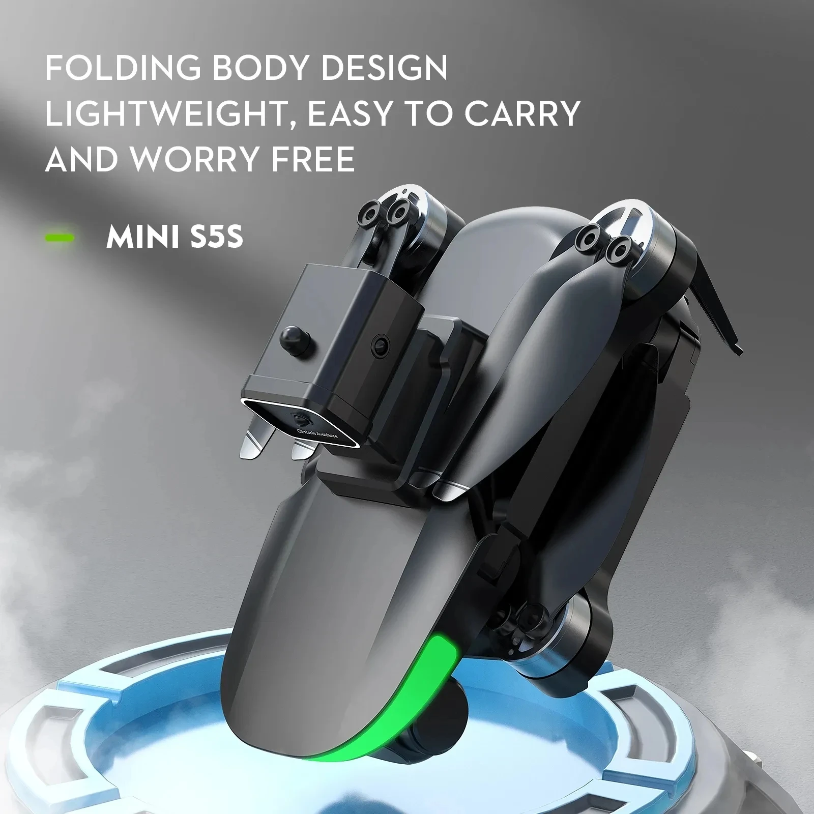 Xiaomi S5S Mini Drone Professional Type 8K HD Camera Obstacle Avoidance Aerial Photography Light Flow Folding Quadcopter 5000M