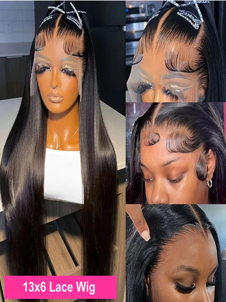 Hd Lace Wig 13x6 HD Human Hair Straight Lace Front Wigs Human Hair Wig Lace Front Human Hair 13x4 Lace Pre Plucked Closure Wig